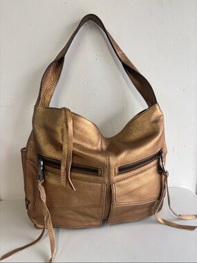 Aimee Kestenberg Road Trip Bronze Hobo Bag